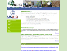 Tablet Screenshot of biovisioneastafrica.com